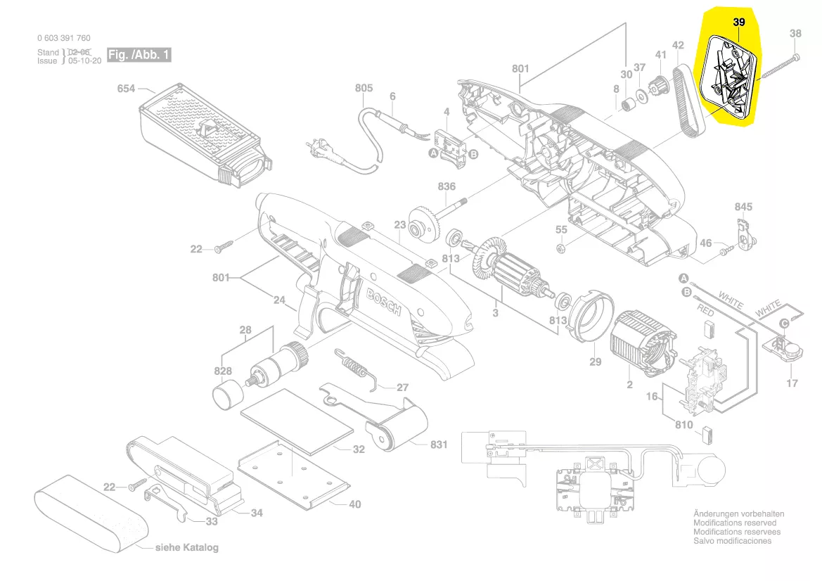 Carter réf. 2 610 389 693 BOSCH